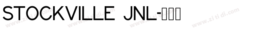 Stockville JNL字体转换